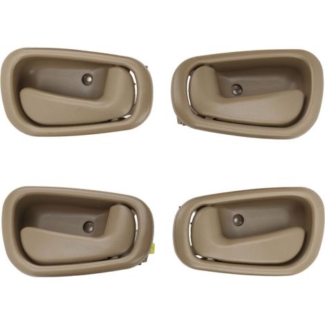 Jeffergarden Poignée de Porte Intérieure de Voiture, 4 Pièces Poignée Intérieure de Porte de Voiture Accessoires de Voiture Poignée de Porte Intérieure 69206‑02050 Remplacement pour Corolla 1998‑2002 (1/4)
