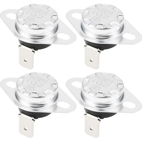 Thermostat de Sèche-linge 4 Pièces 95 Degrés 302460660088 Compatible avec Logik LVD7W15 LVD7W18 (1/5)