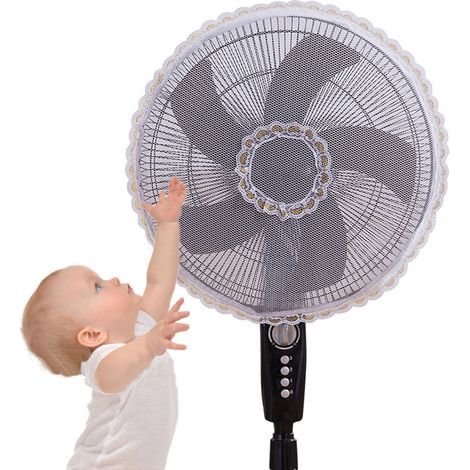 Protège-doigts maille électrique pour bébé enfants, filet de sécurité anti-poussière pour ventilateur maison bureau (1/5)