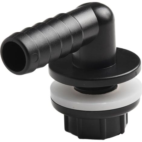 Connettore a gomito da 3/8" a 14 mm per un fissaggio sicuro del tubo flessibile nella manutenzione dell'acquario, per il drenaggio delle vasche d'acqua e per l'irrigazione del giardino