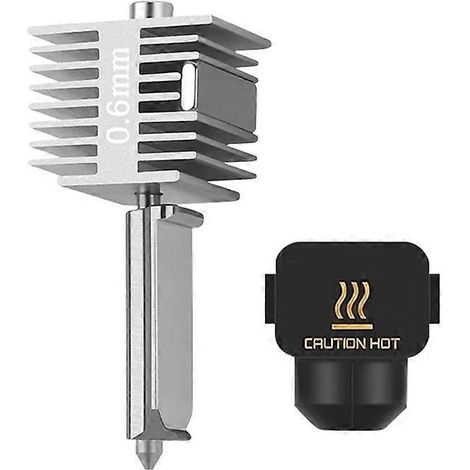 Boquilla de extremo de acero inoxidable de 0,6 mm de intercambio rápido, alta temperatura, para impresión rápida, compatible con Bambu Lab A1 A1 Mini. (1/5)