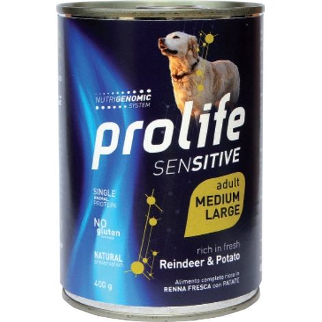Cane - Bocconcini Sensitive Renna & Patate Prolife 400 gr