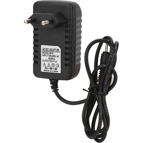 9V 1A 50-60Hz Netzladegerät, kompatibles Netzteil für Nagelfeilen, EU-Stecker 100-240V, DC-Adapter für Nagelpoliergeräte. (1/5)