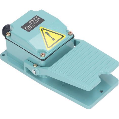250V Anti-slip Metal Foot Switch - On/Off Switch for Industrial Automation and Control (1/5)