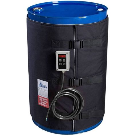 Couverture chauffante de fûts 0-90°C 200 litres 530 W 230 volts (1/5)