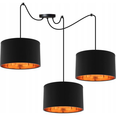 LAMPADA A SOSPENSIONE SPIDER LAMPADARIO CENTRALE DORATO LED (1/5)