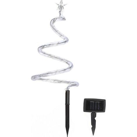 4 sapins de Noël lumineux spirale (1/2)