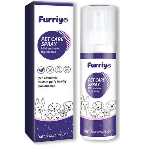 Furriyo Haustierpflegespray – Sanfte Formel für glattes Fell und gepflegte Haut – Spray für die tägliche Pflege (1/5)