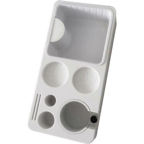Boîte à espresso, organiseur d'espresso, tasseur d'espresso, blanc-- (1/5)