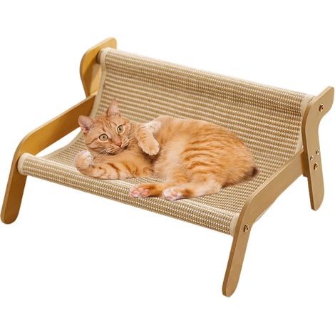 griffoir pour chat Griffoir en bois de sisal comme (1/5)