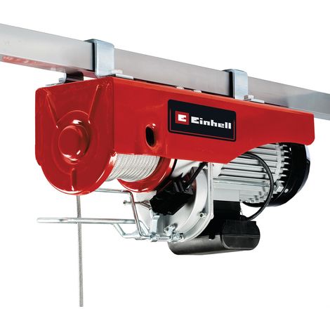 Einhell Palan électrique TC-EH 1000 (1600W, Interrupteur de fonctionnement avec arrêt d’urgence, Disjoncteur thermique, Câble 18 m Ø 6 mm, Frein automatique) (1/5)