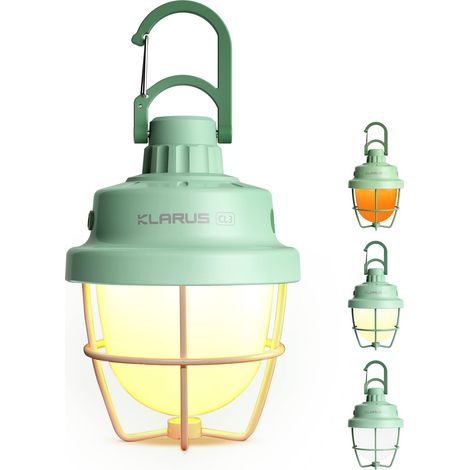 Campingleuchte, wiederaufladbare LED-Campinglaterne mit 5 Modi, tragbares Campinglicht für Notfälle, Reisen, Stürme und Stromausfälle [Energieklasse A] (1/5)