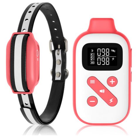 Collier de dressage pour chien avec télécommande 1000 m – Étanche IP67 – 3 modes de stimulation – Ajustable pour chiens de 10 à 27 pouces