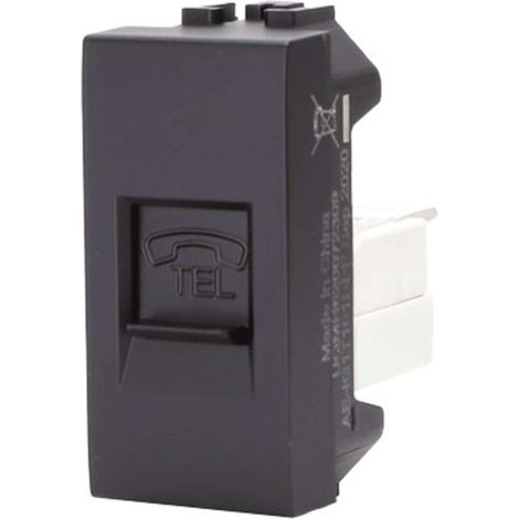 PRESA PLUG 6/4 ABL - NERO - 8 pezzi