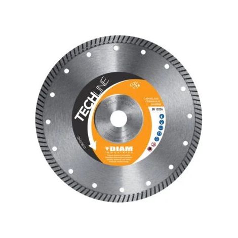 Disco de diamante DIAM INDUSTRIES FC80 75 mm orificio 10 mm para azulejos corte en seco o con agua