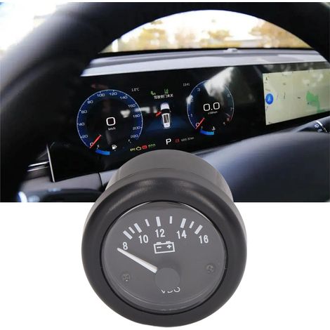 Voltmètre automobile 12 V pour moteur diesel 2 pouces (1/5)