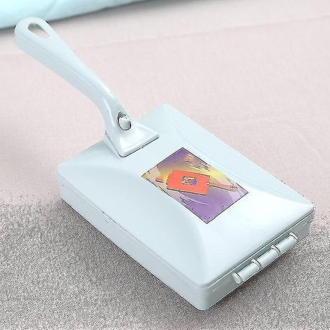 Brosse à miettes de tapis manuelle - Brosse de table pour débris de tapis - Balai ramasse-miettes manuel - 1 pièce - Bleu (1/5)