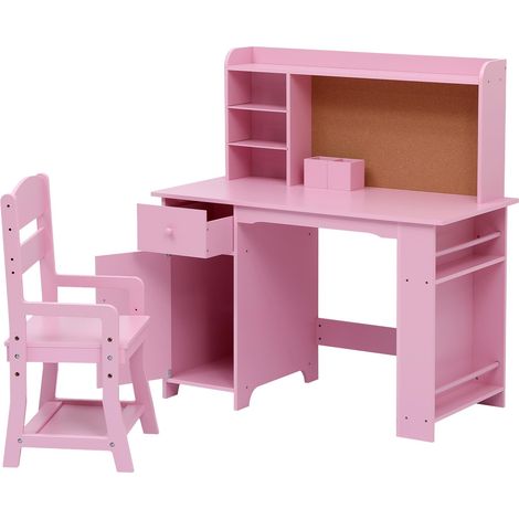 Bureau Enfant Garçon Fille avec Chaise Ergonomique (1/5)