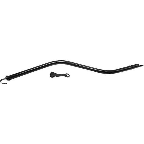 Tuyau de jauge d'huile de 68,6 cm (27 pouces) pour transmission GM Chevy TH350, en acier noir, pour boîte de vitesses Turbo 350 - JBMEDIA (1/4)