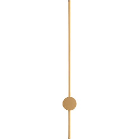 Applique Led Enila 20W 1150Lm 3000K Dimmable Phase Cut+Push, Cadre Or Brossé, Design Moderne - Gealuce (1/3)