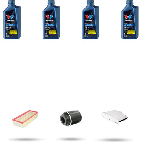 Kit tagliando 3 FILTRI e 4L OLIO compatibile con Vw Passat (362,365) 1.4 TSI EcoFuel 110kw Dal 2010 (1/5)