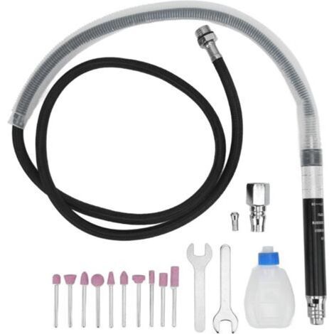 Kit Meuleuse Stylo Pneumatique Professionnel Mini Meuleuse Air Crayon avec Accessoires pour Polissage Gravure Découpe Travaux de Précision (1/5)