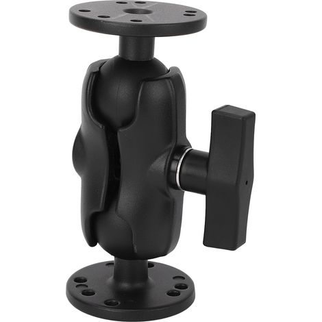 Support à Double Balle, Support de Porte-Camion Bras à Douille Double Lourde avec des Adaptateurs de Billes de Taille C de 1,5 Pouces avec 2 Assiettes Rondes (1/5)