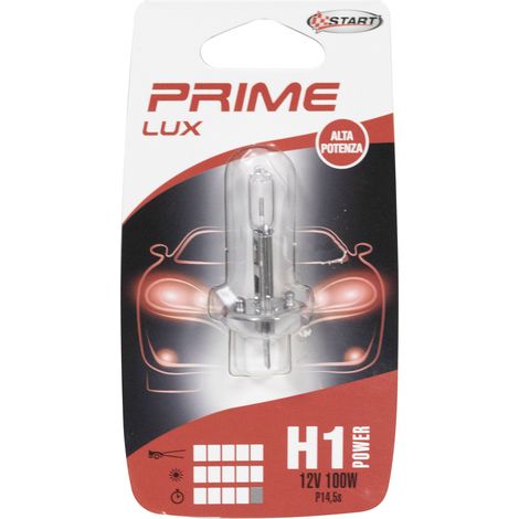 Lampadina singola auto alogena H1 12V p14,55 100W