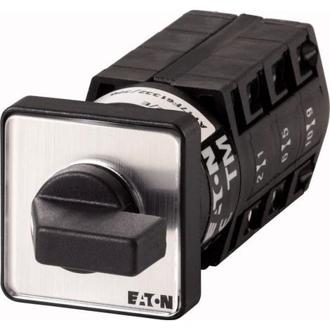 Inverseurs de marche Contacts: 5 10 A plastron: 1 0 2 30 ° à rappel Montage encastré EATON TM-3-8228/E