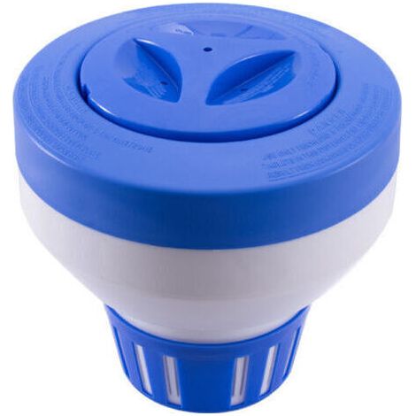 Diffuseur flottant de chlore/brome – Grande capacité 18 cm, convient aux piscines et spas. (1/5)