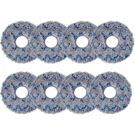 8 Replacement Cleaning Cloths for ECOVACS DEEBOT X1 Omni / X1 e Omni, Microfiber Cloths for ECOVACS DEEBOT X1 Turbo Robot Vacuum Cleaner (1/5)