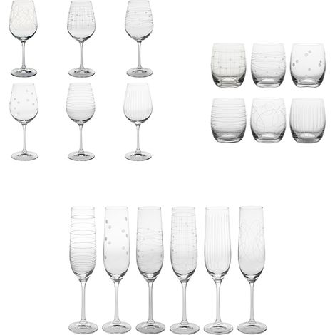 Table Passion - Service de verres 18 pièces Graphik