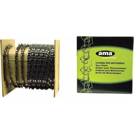 Chaîne de tronçonneuse AMA 3/8"semi chisel -050"-1,3 mm - Rouleau de 30m (1/3)