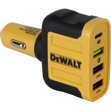 DeWalt 4-Port Mobile USB PD Charger with 60W Power Delivery (Model: DWG 141-9009 / DWT1419009) (1/4)