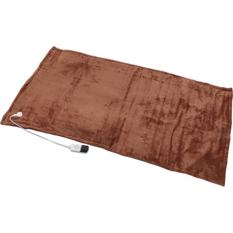 Couverture chauffante électrique, coussin chauffant, maintien au chaud pour maison dortoir, gris, prise UE 220V, couleur café, 150x80cm (1/5)