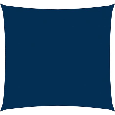Tela para vela de sombra sombrilla cuadrada tela Oxford 3,6 x 3,6 m azul 020009475