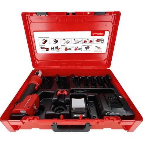 Rothenberger ROMAX NANO Basic Set, 2Ah, CAS, 1x 2,0 Ah et chargeur en ROCASE