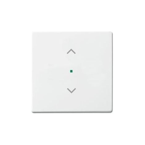 Busch-Jaeger Wippe 1-f Symbol Jalousie studioweiß 6232-10-84 (1/5)