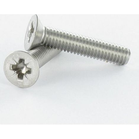 Vis métaux Tête fraisée Pozi M6X60 Inox A4-1 pièce