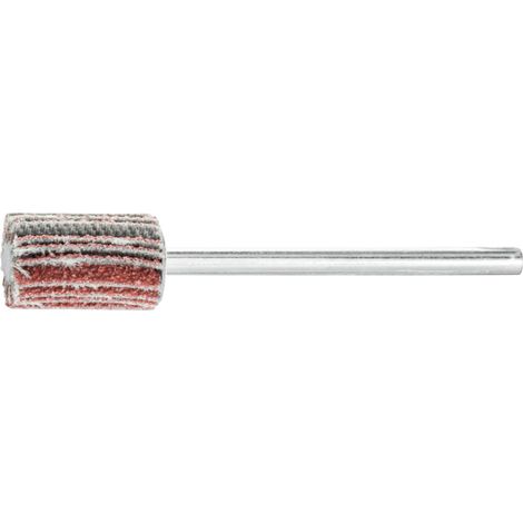 PFERD TOOLS Korund Fächerschleifer F Ø 10x15 mm Schaft-Ø 3 mm A60 für Feinschliff und Finish 10 Stk (1/2)