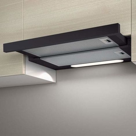 Elica Elite 14 LUX 50 BL Semintegrada (extraíble) Negro 304 m³/h