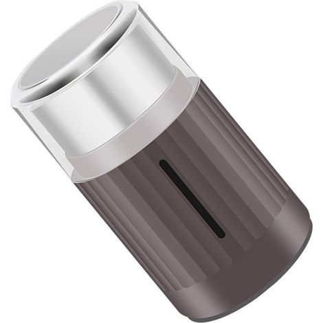 Moulin à café électrique domestique, portable, petit moulin pour aliments, grains, épices, céréales, médecine chinoise, 220 V (UE), Braun (1/5)