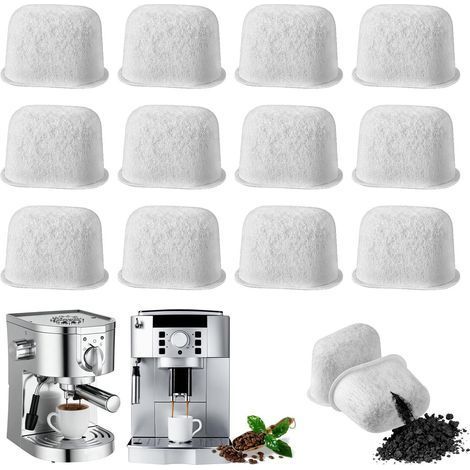 Lot de 12 Filtre à eau, Charbon actif, Insertion filtre, Compatible Ninja ES601 et Breville (1/5)