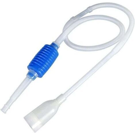 Aspirateur pour aquarium, kit de nettoyage du substrat et de l'eau de 1,7 mètre, pompe à vide à siphon manuelle pour les changements d'eau et le nettoyage du substrat.