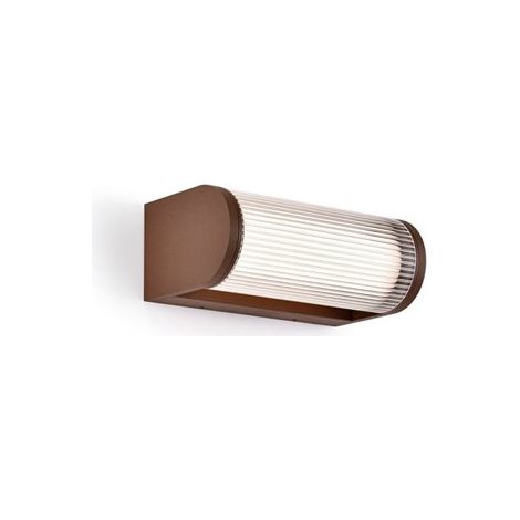 Mantra Aplique LED de pared exterior corten GANT, IP65 12W 3000K (1/3)