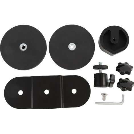 Supporto per antenna satellitare da tetto per auto, compatibile con mini antenne satellitari, con snodo sferico magnetico, realizzato in lega di alluminio. (1/5)