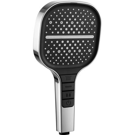 Ensemble de douche pour maison neuve avec douchette et flexible de douche de 1,5 mètre, ensemble de douche universel avec arrêt d'eau à un bouton (1/5)