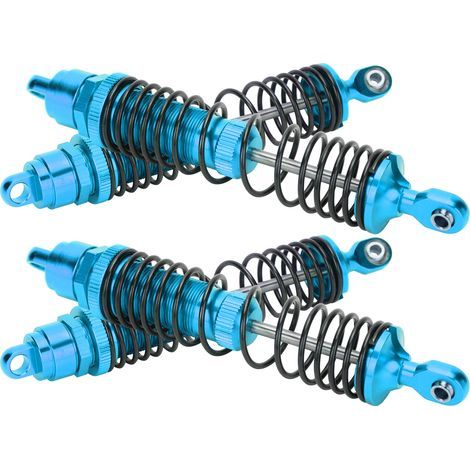 Amortisseurs Avant Arrière Bleus Métalliques pour Traxxas Slash 1/10 RC (1/5)