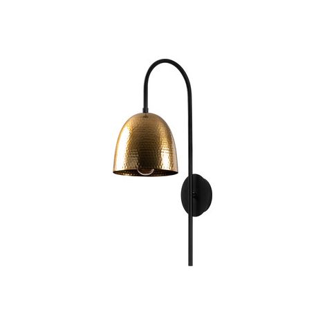 Aplique de pared, Estructura de metal 16x24x57 cm