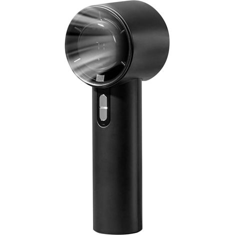 Ventilateur turbo portable à main – Mini ventilateur rechargeable 1200mAh – 100 vitesses réglables sans palier, haute puissance – Ventilateur compact pour voyage, extérieur et activités d’été (1/5)